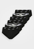 Puma WOMEN HIPSTER 6 PACK - Hipsters - black