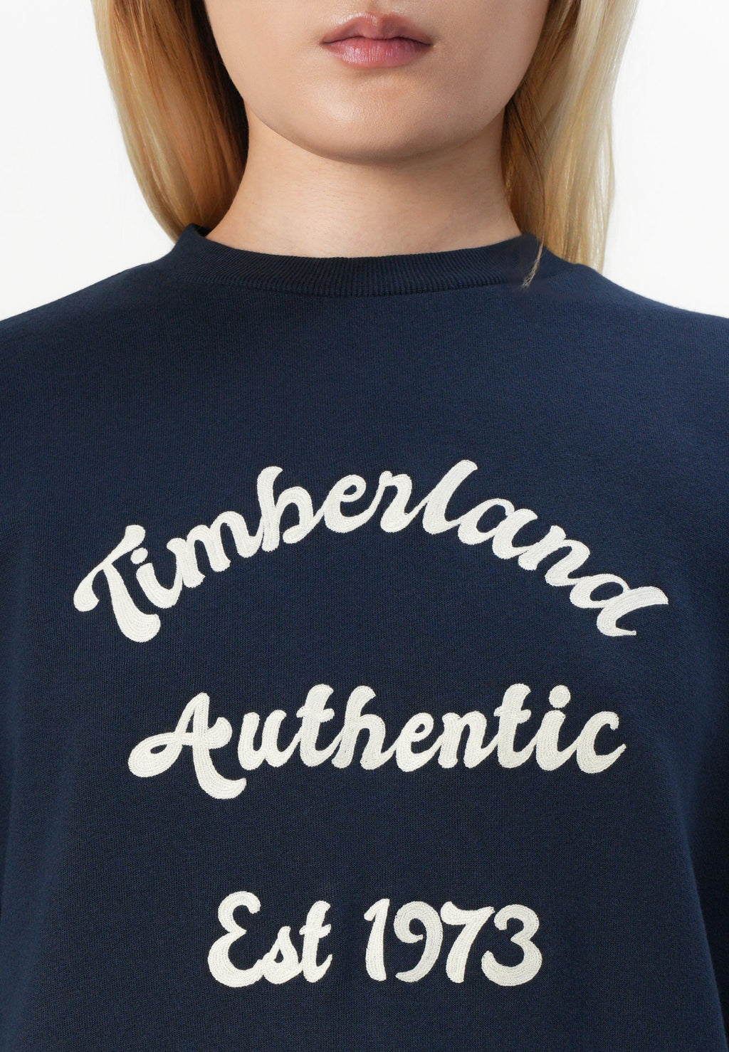 Timberland BRUSHED BACK CHEST GRAPHIC CREW
