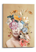 Orange Wallz FLORAL LADY