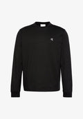 Calvin Klein Jeans LS EASY MONOGRAM TEE - Long sleeved top - black