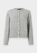ONLY ONLSIMONI L/S O-NECK CARDIGAN KNT NOOS - Cardigan - medium grey melange