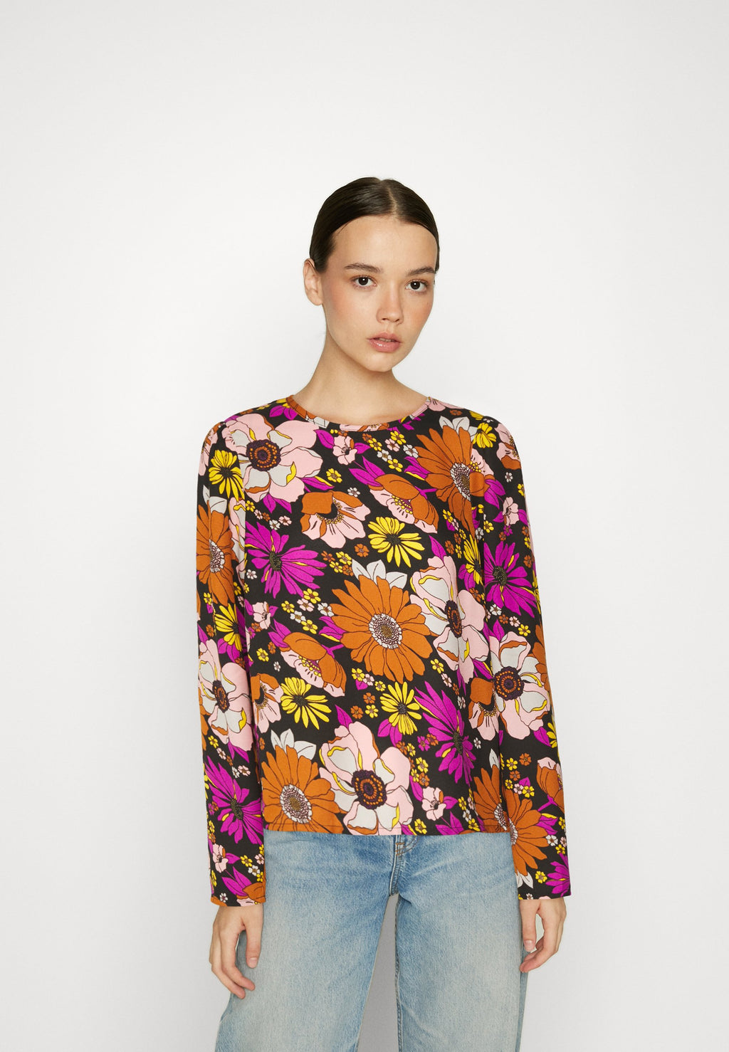 ONLY ONLRYLEE O NECK PUFF SLEEVE