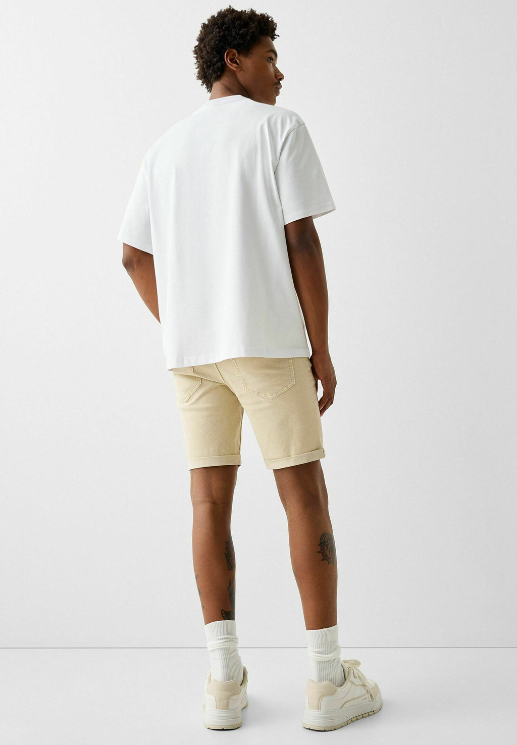 Bershka ROLL-UP - BERMUDA