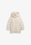 TOM TAILOR PUFFER - Winter coat - cold beige