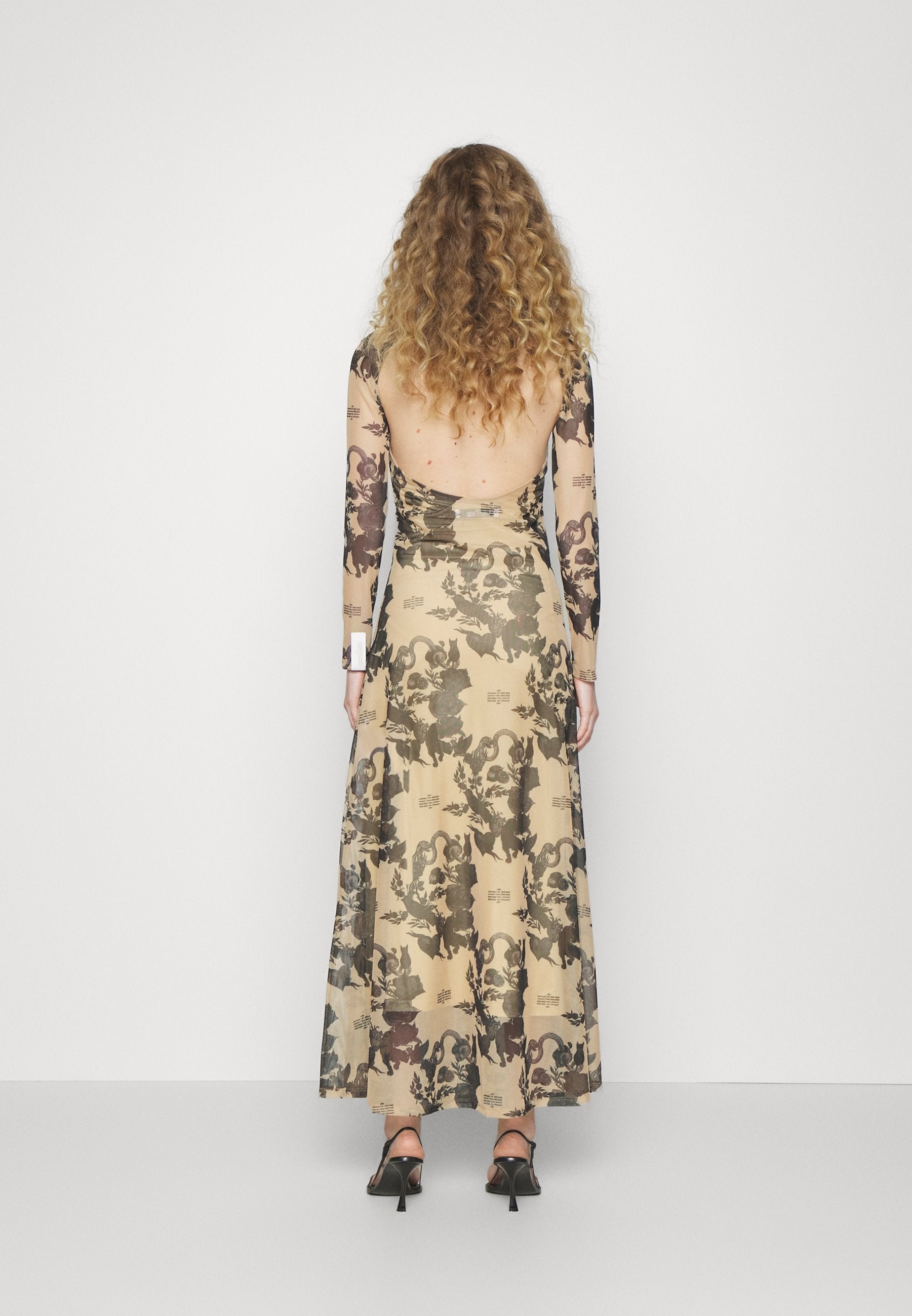 ROKH SHOULDER CUTOUT DRESS