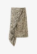 Mango Pencil skirt - khaki