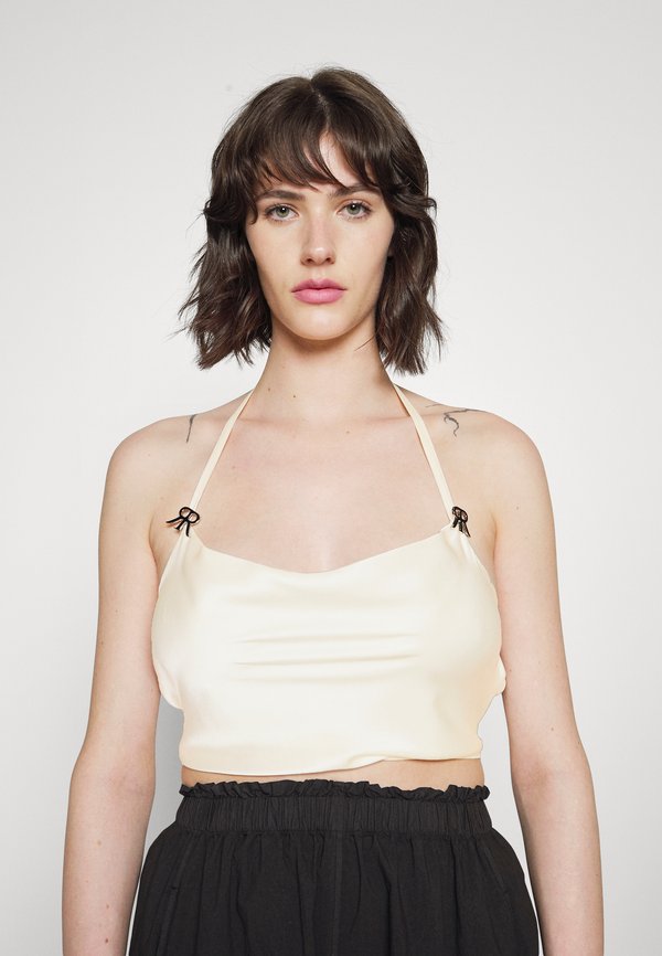 ROKH EMBLEM BUTTON DETAILED HALTER
