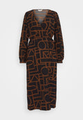Object OBJHONNE MIDI WRAP DRESS