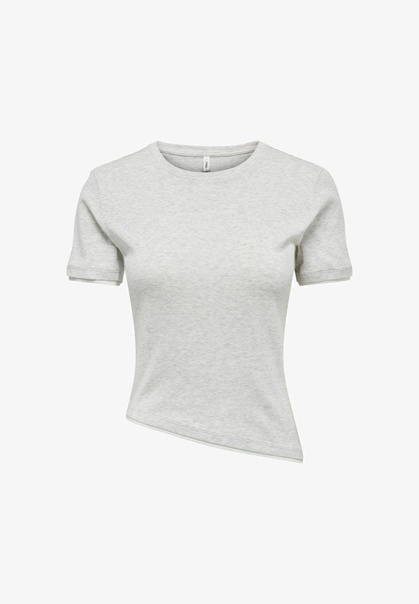 ONLY T-SHIRT ONLMOLI T-SHIRT - Print T-shirt - light grey melange