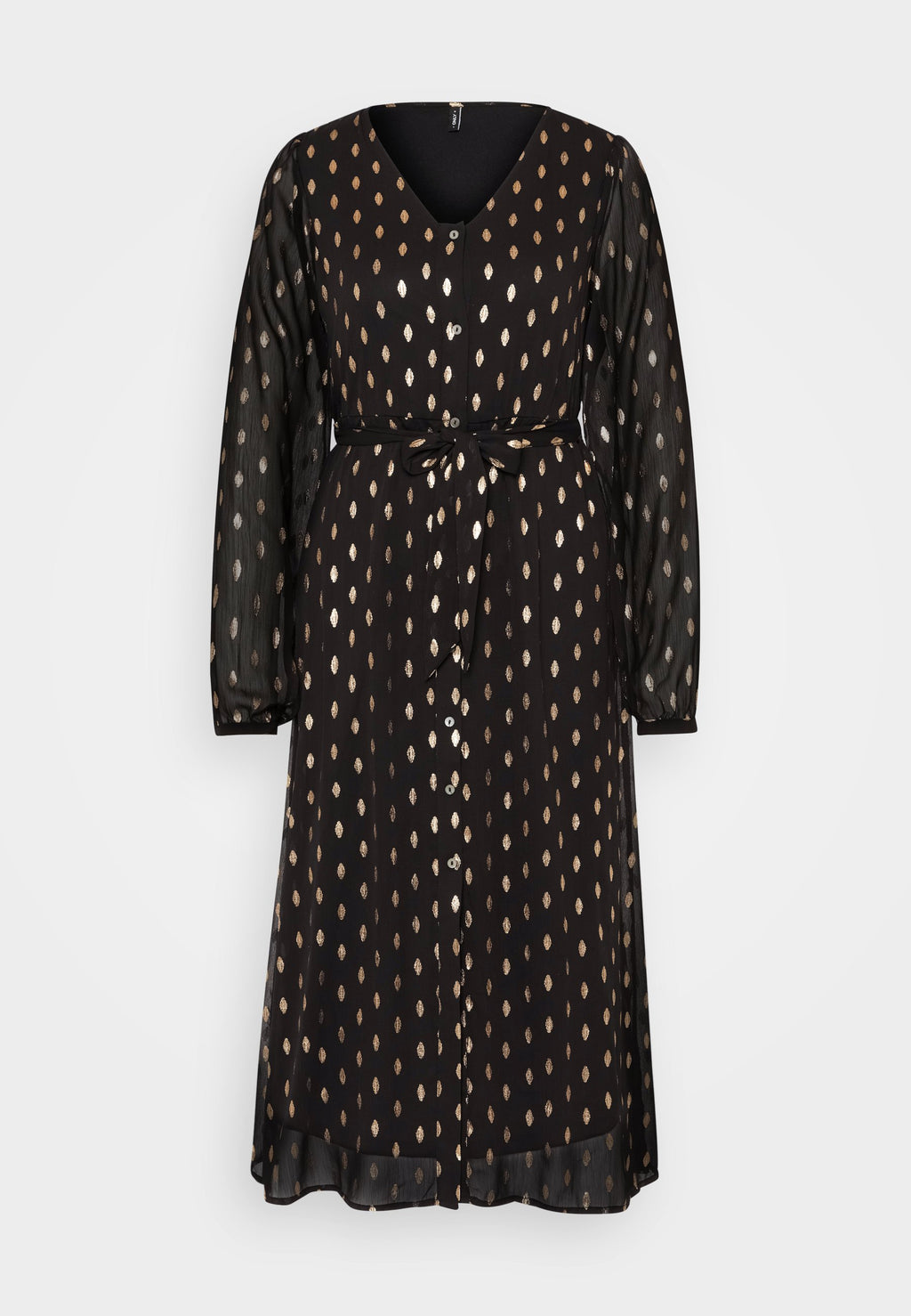 ONLANINE FOIL SHIRT DRESS Media 1