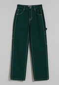 STRAIGHT -CARPENTER TWIL CONTRAST JEANS Media 1