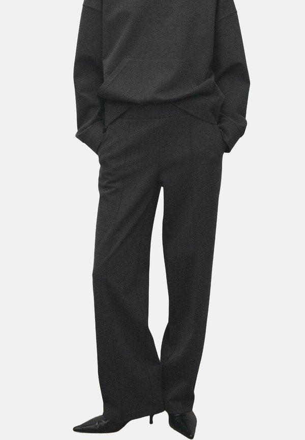 Mango Trousers - mottled grey