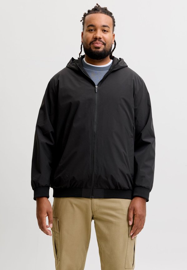 Jack & Jones JACKET PLUS SIZE JACKET - Summer jacket - black