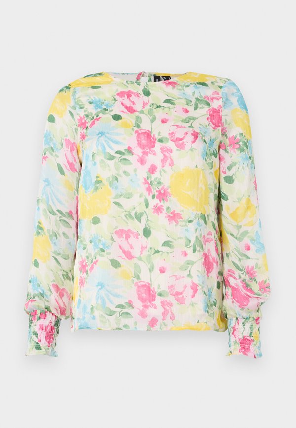 Vero Moda VMCLEO SMOCK - Blouse - bright white