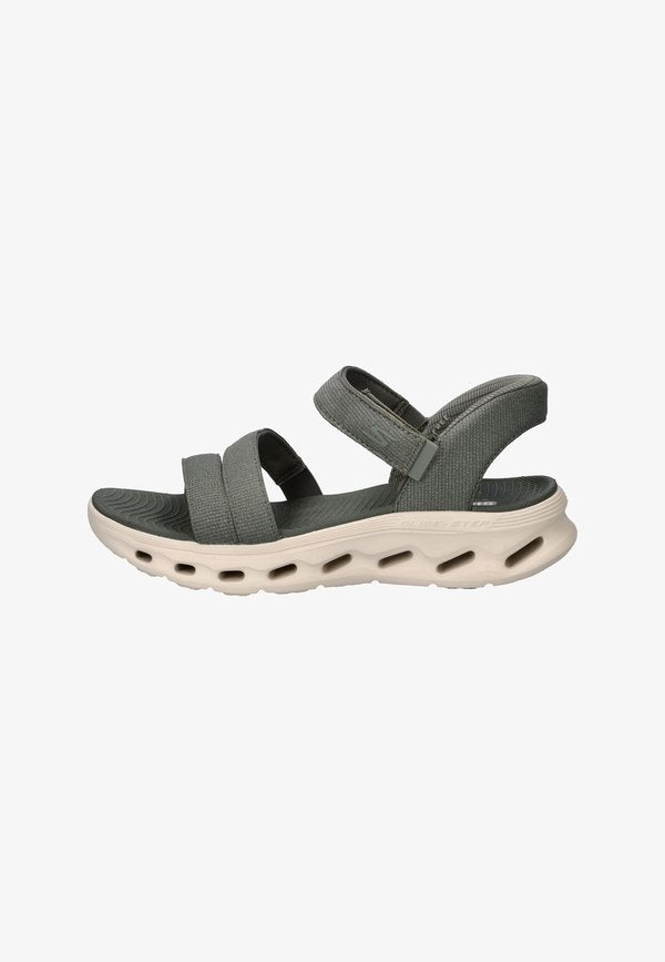 Skechers SKECHERS HANDS FREE SLIP-INS GLIDE STEP DAMES SANDAAL - Walking sandals - groen