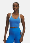 Under Armour MERIDIAN COLORBLOCK - Medium support sports bra - blue atlantis