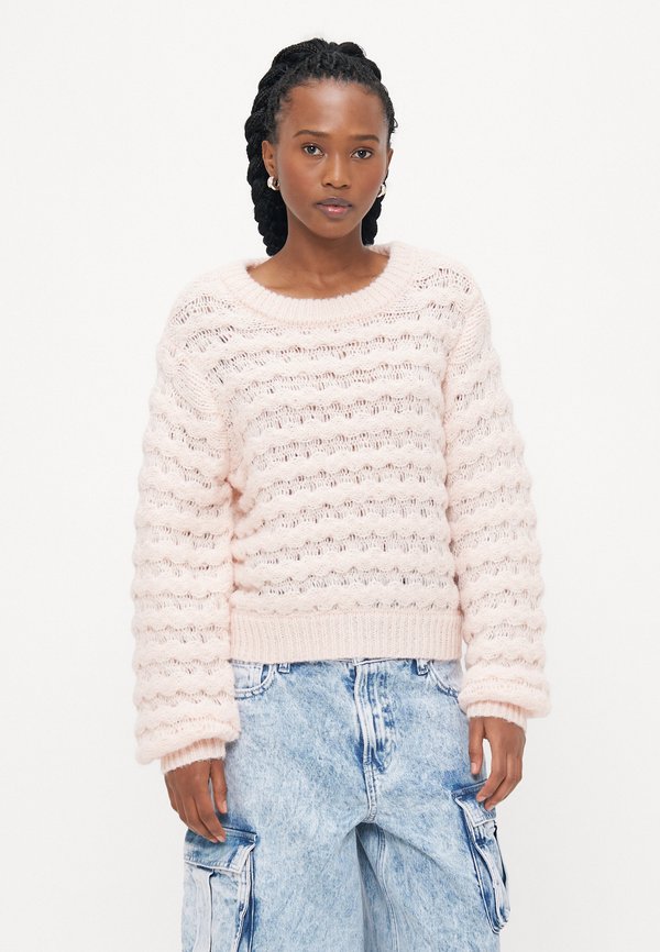 Vero Moda Petite VMLAURYN O NECK  - Jumper - pink dogwood