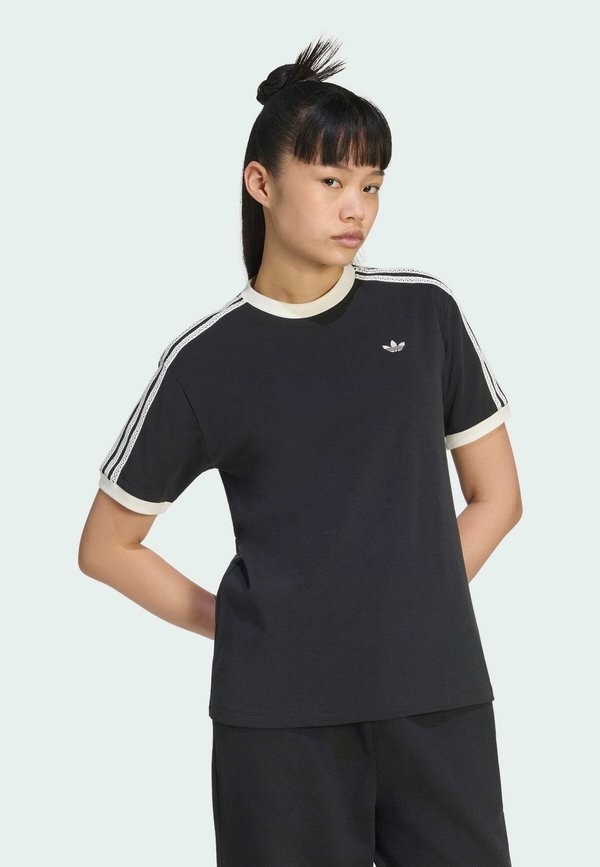 adidas Originals SUMMER GLOW ADVANCED THREE STRIPES - Print T-shirt - black