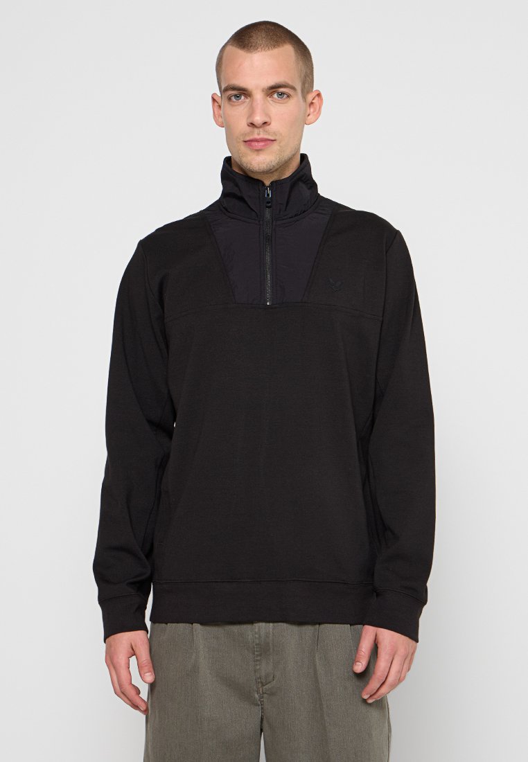 Lyle & Scott PANELLED HYBRID QUARTER ZIP