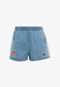 adidas Originals ADIDAS X COCA-COLA DENIM - Denim shorts - light blue