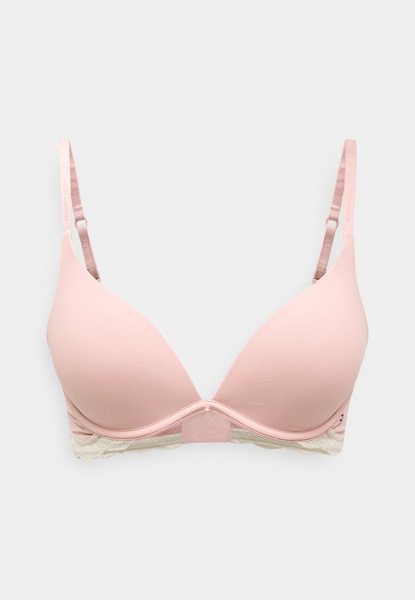 Tommy Hilfiger LACE TRIM PUSH-UP PLUNGE BRA - Push-up bra - foggy pink