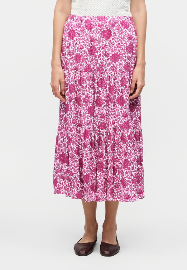 MICHAEL Michael Kors FLORAL MIDI SKIRT