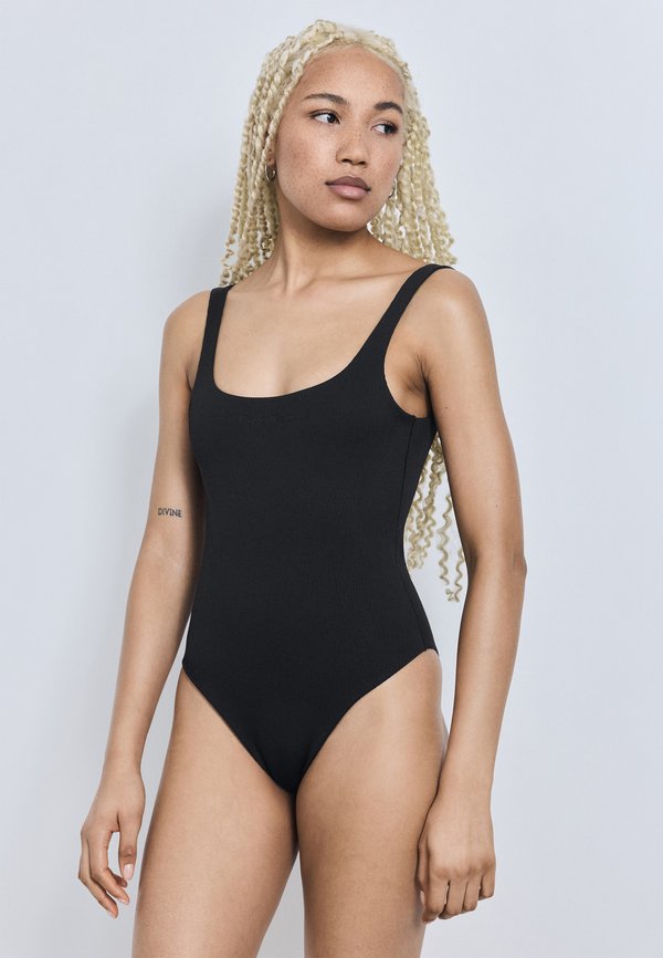 Calvin Klein Swimwear ONE PIECE ICON SWIM - Swimsuit - black