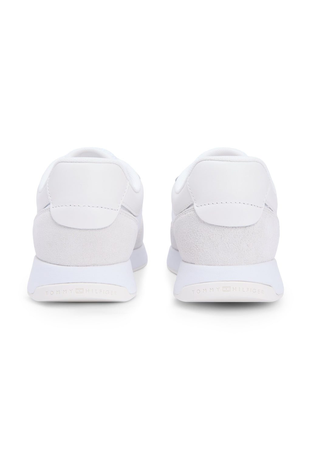 SUEDE MIXED TEXTURE MESH SERRATED TRAINERS Media 3