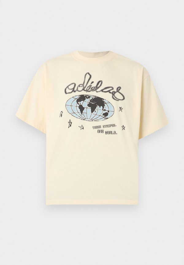adidas Originals ILLUST TEE - Print T-shirt - cream white