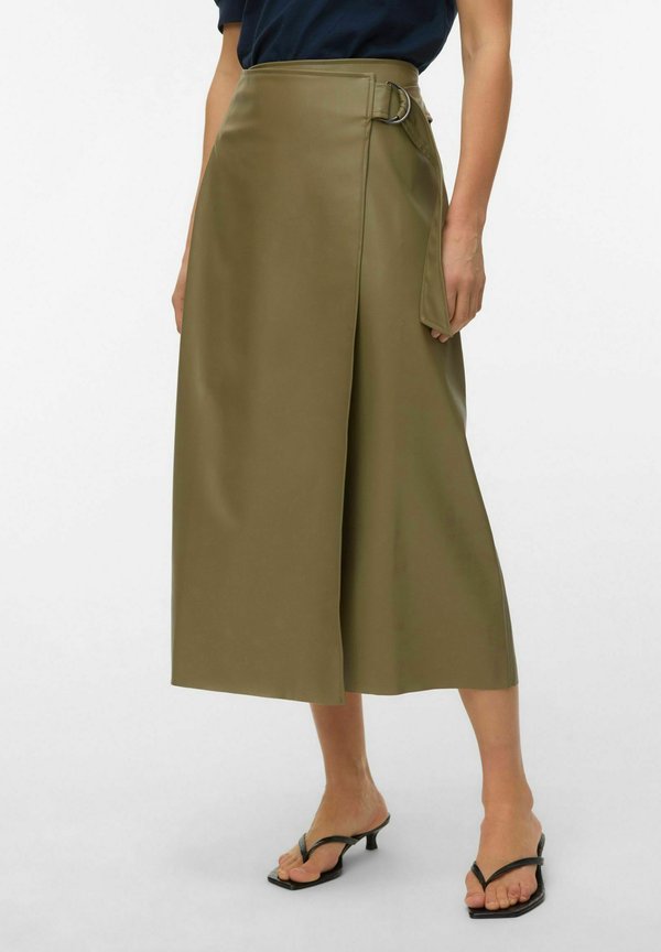 Vero Moda VMPOLLY Midi - A-line skirt - boa