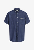 Jack & Jones JORNORREBRO - Shirt - dark blue denim