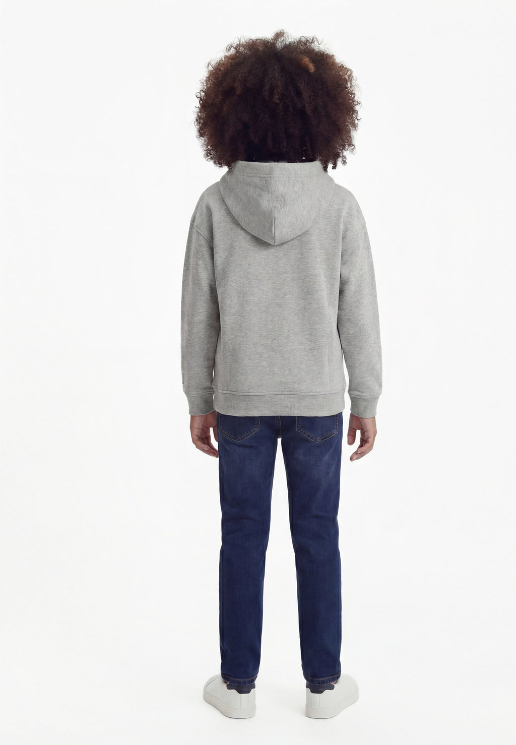 LOGO PRINT FLEECE HOODY Media 3