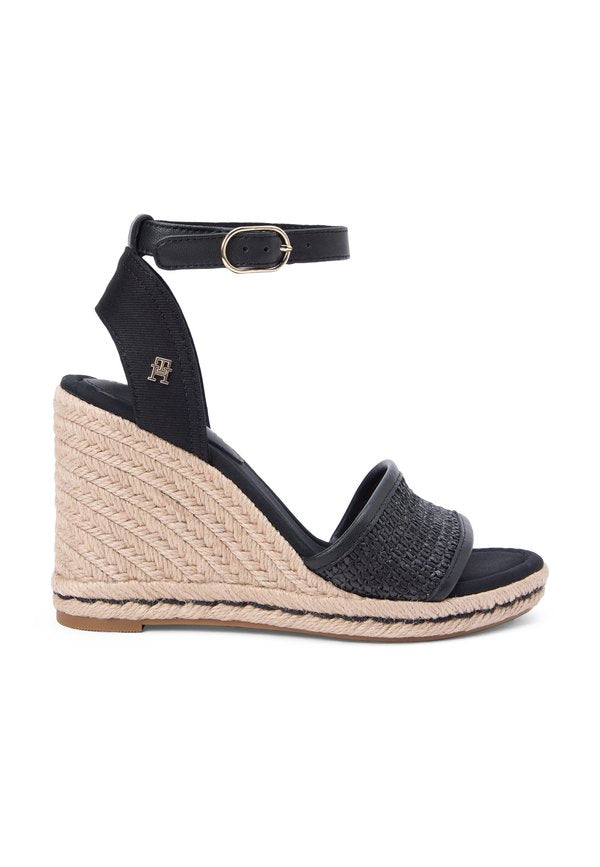 Tommy Hilfiger RAFFIA STRAP HIGH WEDGE ESPADRILLES