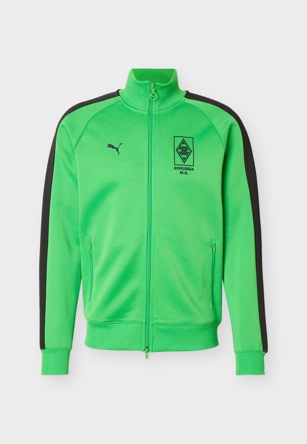 Puma BORUSSIA MÖNCHENGLADBACH T7 TRACK JACKET - Club wear - green/black