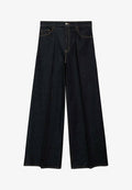Mango HIGH-RISE WIDELEG   - Relaxed fit jeans - blue