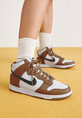 Nike Sportswear DUNK HIGH NEXT NATURE - High-top trainers - light british tan/black/white