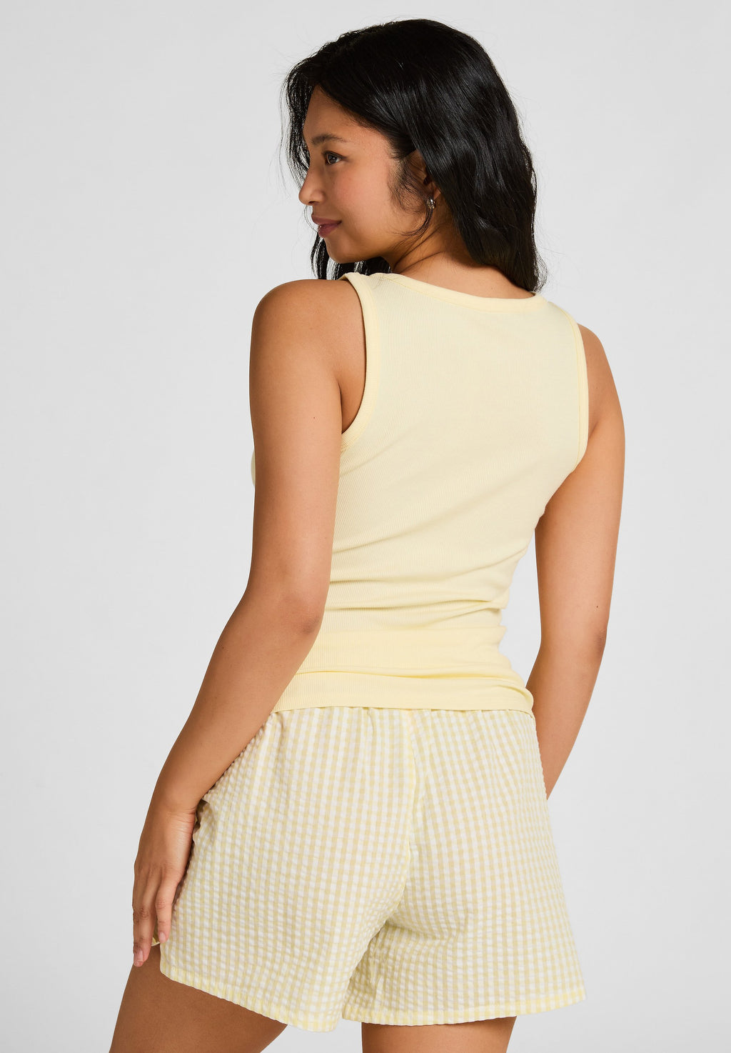 Hunkemöller SHORT BOXY SEERSUCKER CHECK