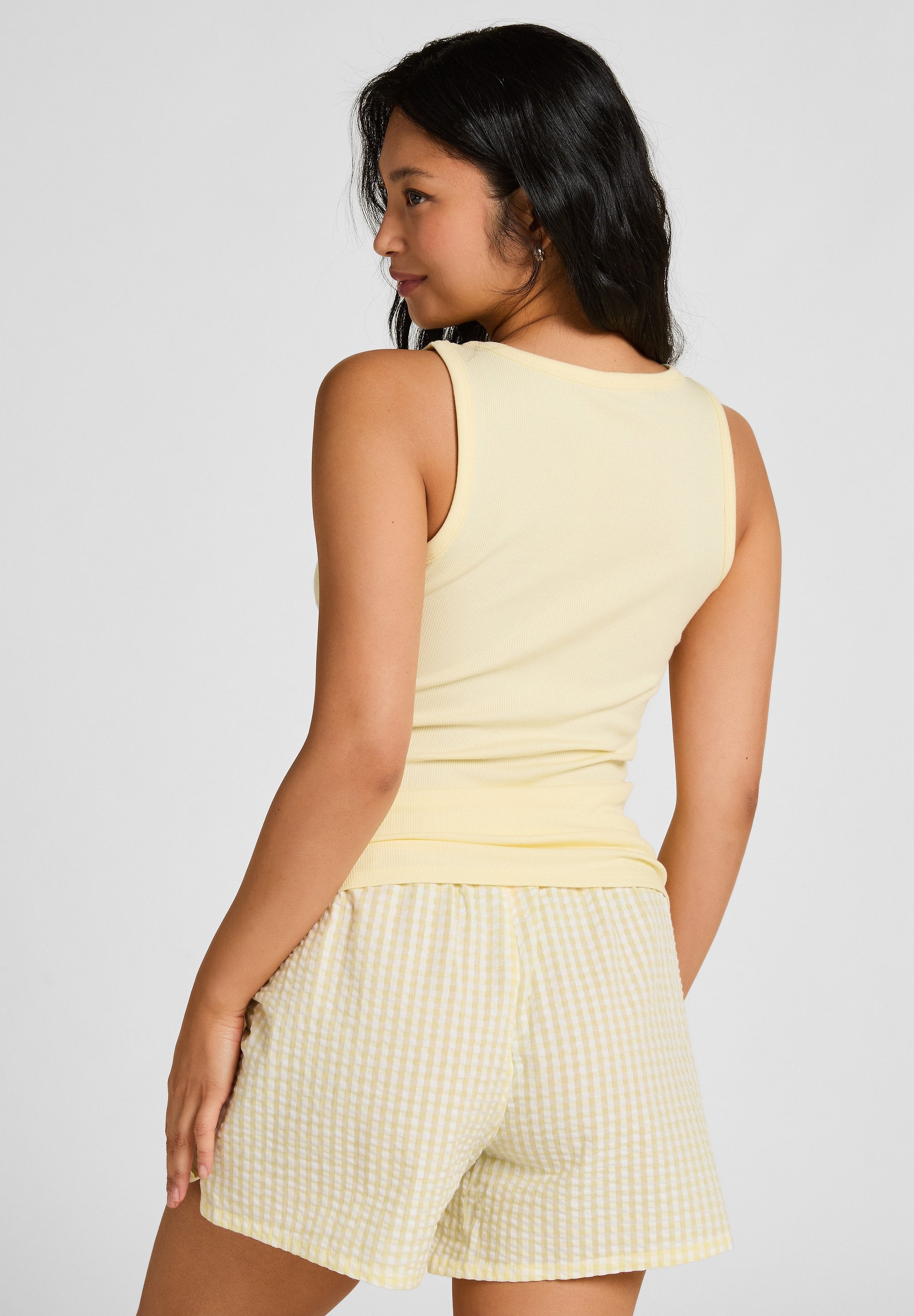 Hunkemöller SHORT BOXY SEERSUCKER CHECK