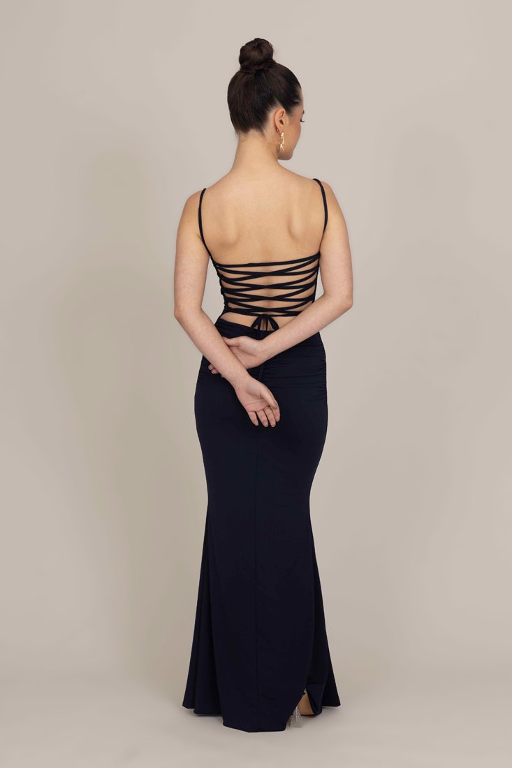 WAL G PETITE MARY ROSE TIE BACK