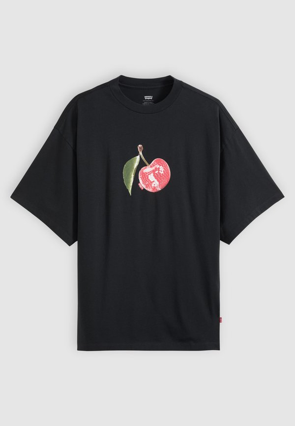 Levi's® SHORT STACK TEE - Print T-shirt - jet black