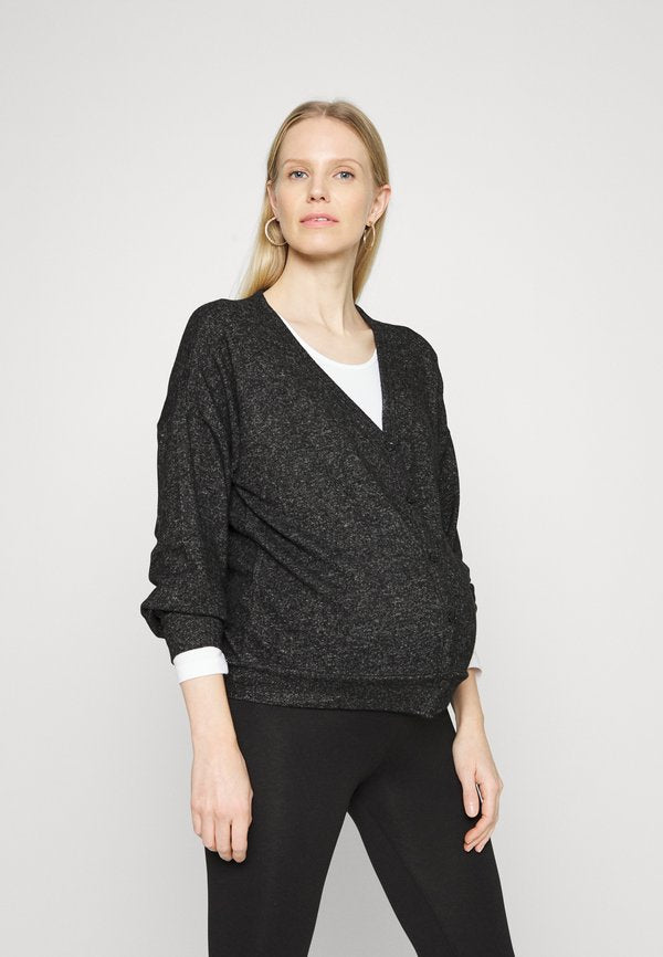 Vero Moda Maternity VMMCHILL V NECK BUTTON CARDIGAN