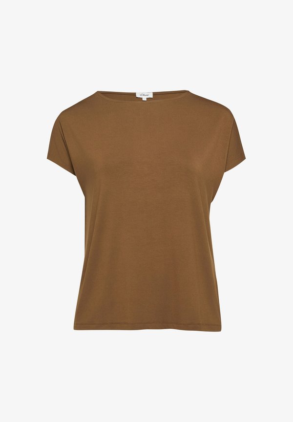 s.Oliver T-SHIRT - Basic T-shirt - dunkelbraun