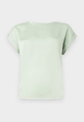 VILA VIELLETTE S/S SATIN TOP - NOOS