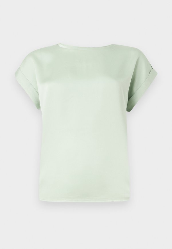 VILA VIELLETTE S/S SATIN TOP - NOOS