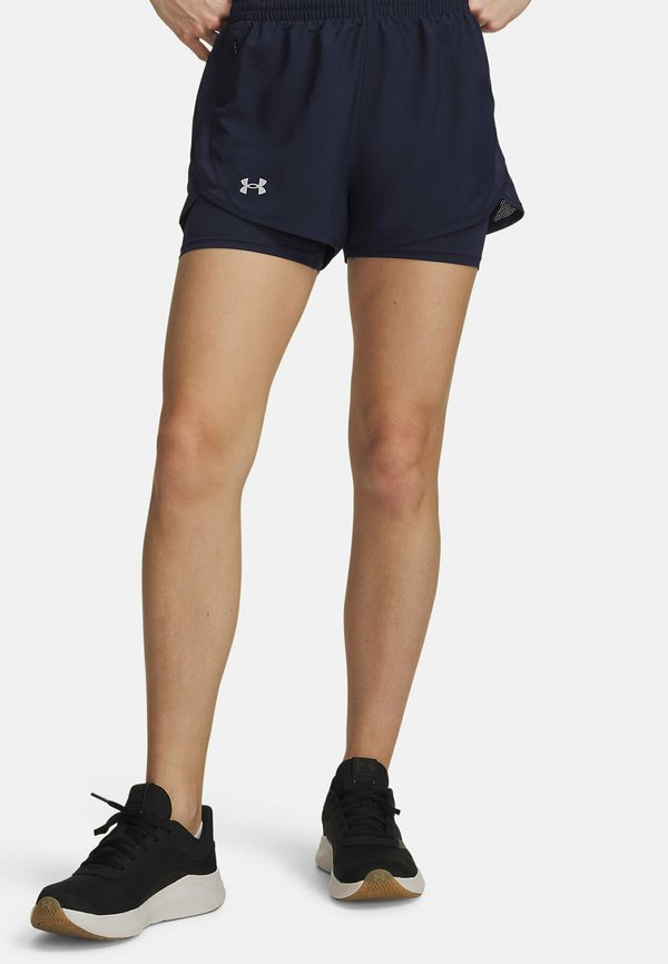 Under Armour FLY-BY - 2-in-1 shorts - midnight navy