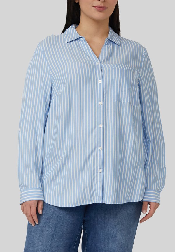 s.Oliver Button-down blouse - arktisblau