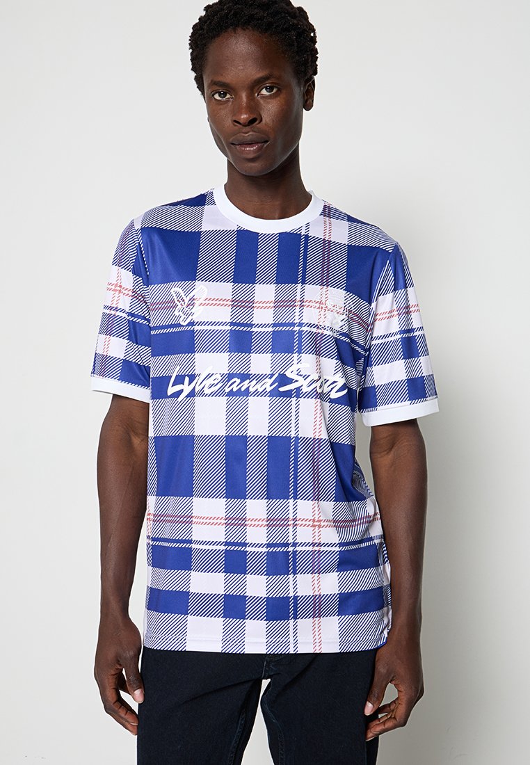Lyle & Scott TARTAN FOOTBALL SHIRT