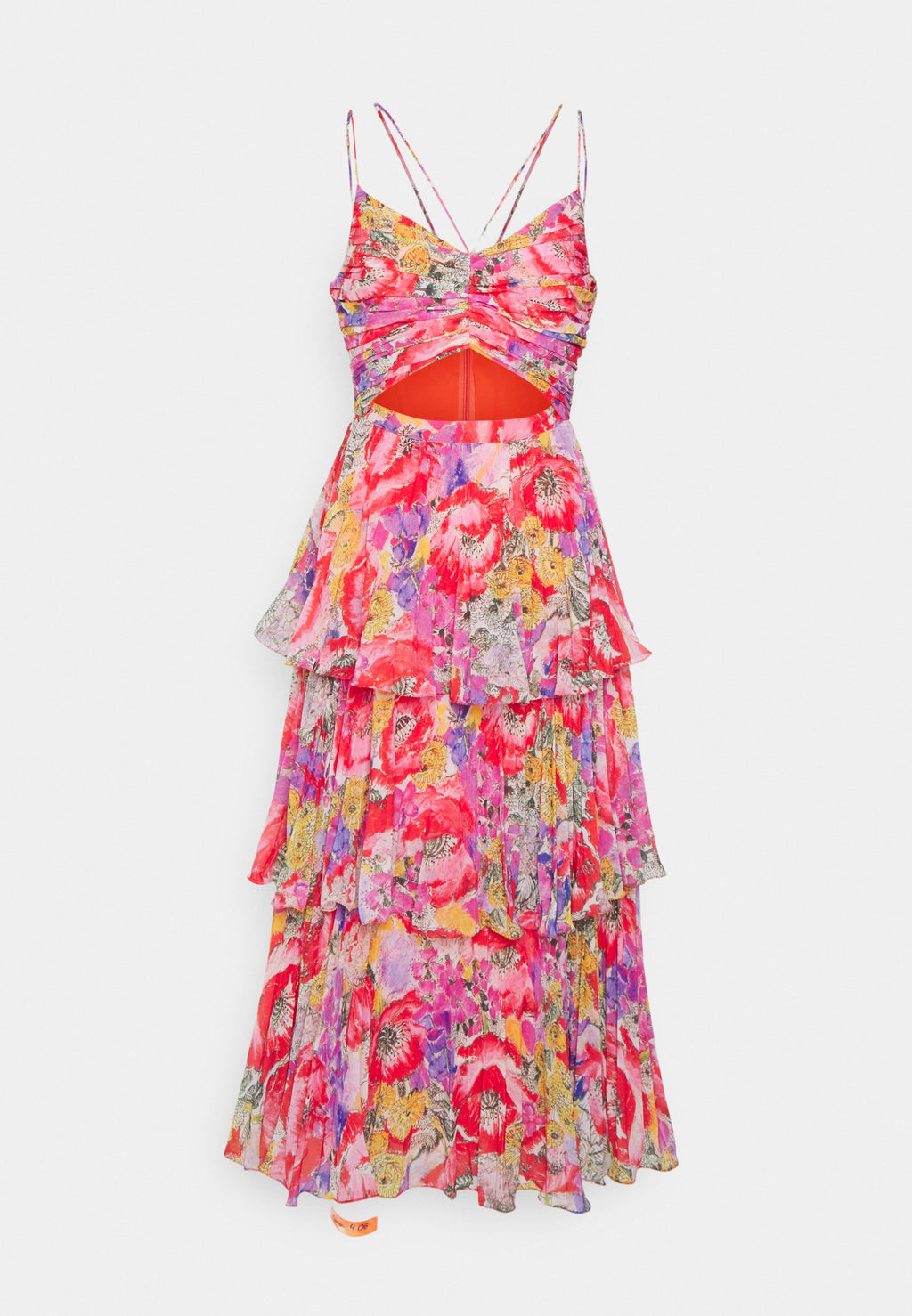 AMUR LUKE PLEATED TIER DRESS