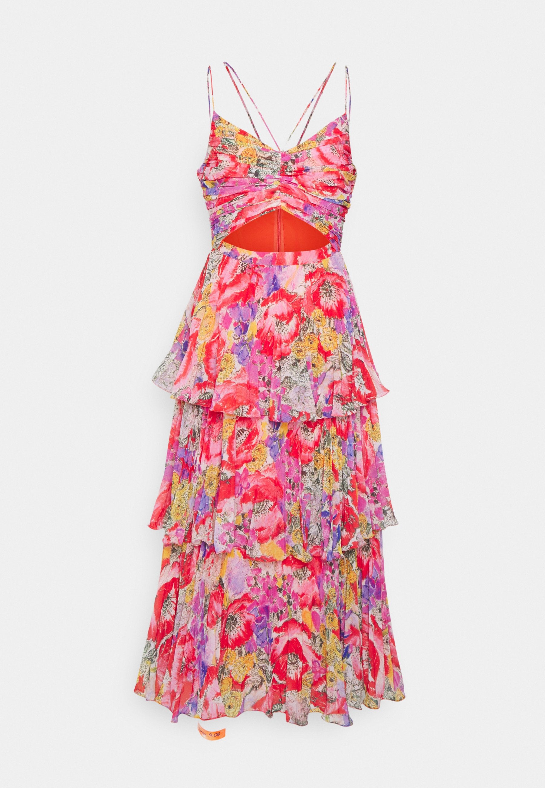 AMUR LUKE PLEATED TIER DRESS