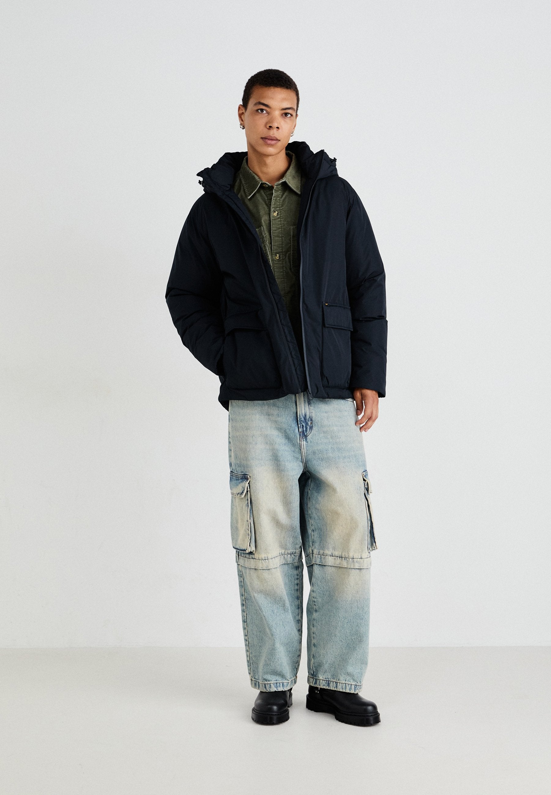 Lee HOODED SHORT PUFFER
